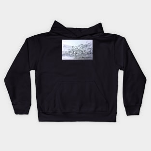 Staithes, North Yorkshire Kids Hoodie